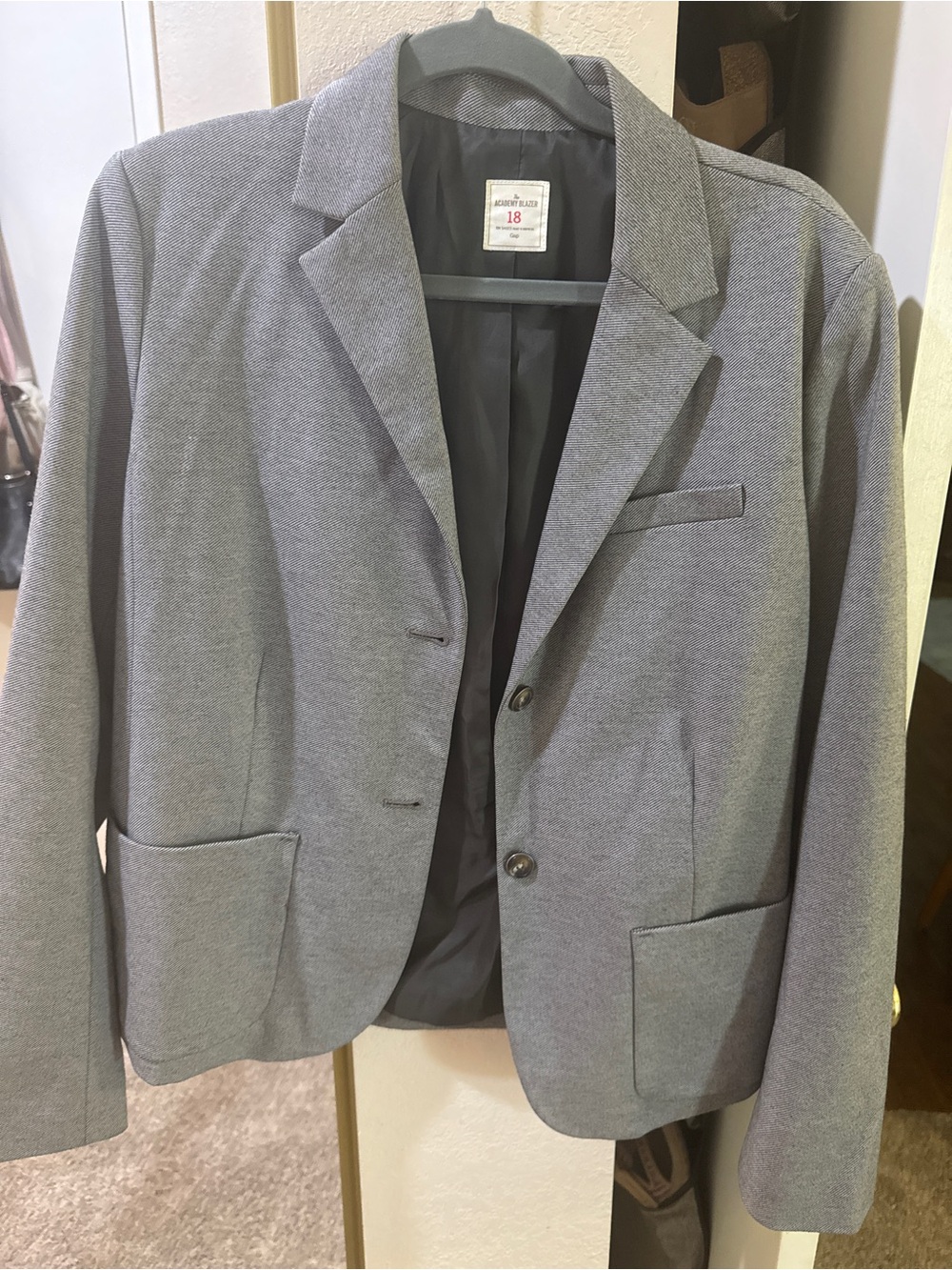 Gap Gray Women's Blazer - Classic Tailored Fit
